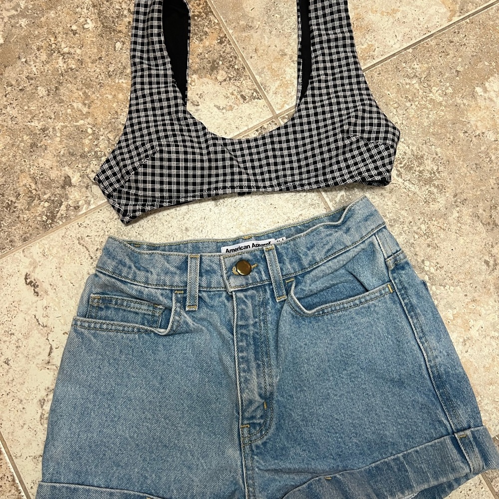 American Apparel Light Blue Denim Jeans